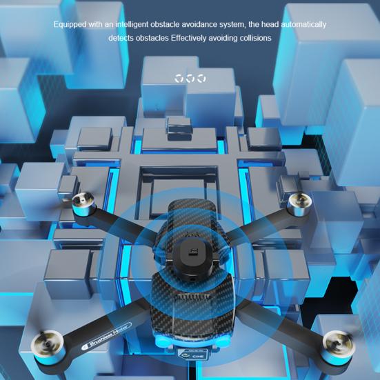 Aerial Photography Drone with 4K Dual Camera Anti-Interference 360-Degree Obstacle Avoidance Foldable Remote Control Drone