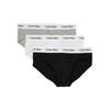 Calvin Klein Braguita Hip 3P Bloque de Color Jacquard con Logo Cómoda Ropa Interior Triangular Ropa Interior para Hombre 0000U2661G-998