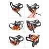 1 Pair Bicycle Pedal Cycling Bike Toe Clip Pedals With Strap Belts