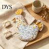 Handmade Chicken Kitchen Decor 2PCS Insulated Oven Mitts, Cute Shape Pot Holders, Heat Resistant Holders Cotton Gloves, for Farmhouse And Baking