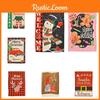 Enchanting Christmas Garden Flags Adorned With Festive Cartoon Patterns For Cheerful Decor