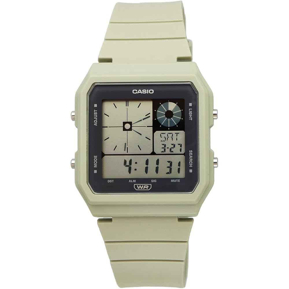 Casio LF-20W-3A Unisex Digital Analog Watch Light Moss Green Standard Model