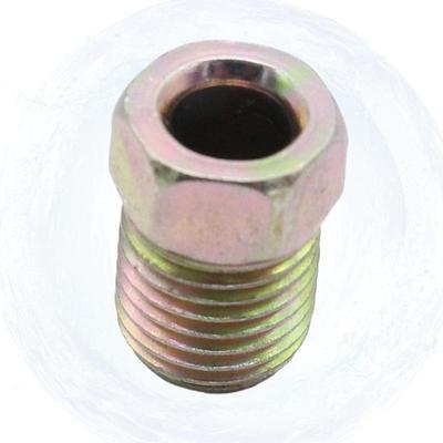 12Pcs 7/16 Inch-24 Threads Brake Line Nut Fittings Sets Brass Inverted Flare Brake Assortment for 1/4 Inch Brake Line Tube