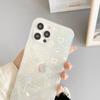 Fashion Gradient Laser Love Heart Pattern Clear Phone Case For iPhone 11 12 13 Pro Max X XS XR 7 8 Plus SE 2020 Shockproof Back