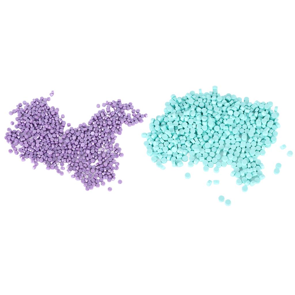 Sealing Wax Beads Pure Color Odourless Smokeless Portable Quick Dry Wax Stamp Beads for Envelope Car