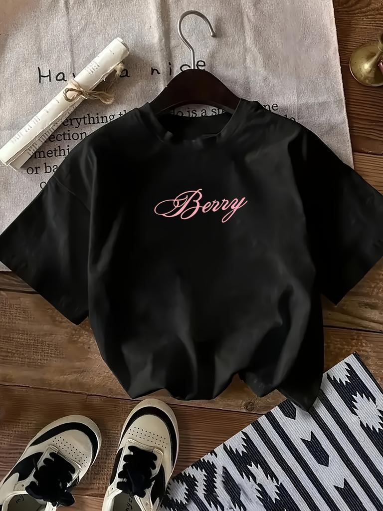 Women'S T-Shirt Car Print All-Season Wear Round Neck Short Sleeve Fashion Harajuku Kawaii T-shirt Women's Y2K Clothing