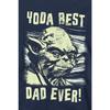 Star Wars Unisex Adult Yoda Best Dad Comic Sweatshirt