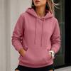 Women's Drawstring Hoodie Sweatshirt with Sleeves for Fall Winter
