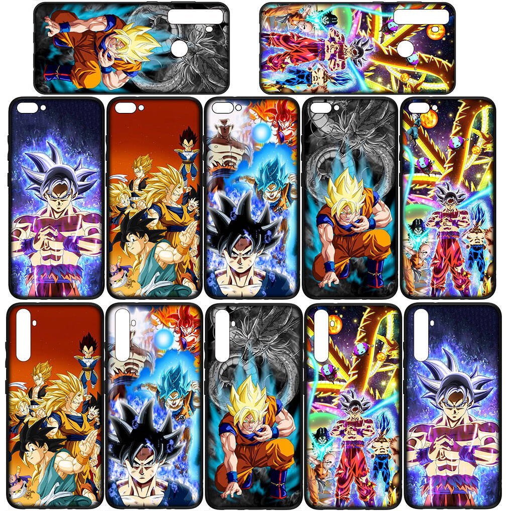 For Samsung Galaxy S25 S24 S23 iPhone 17 16 15 Xiaomi Redmi Note 14 13 12 11 Plus Pro Max XR Phone Case Goku Dragon Ball DragonBall OPPO Huawei Cover