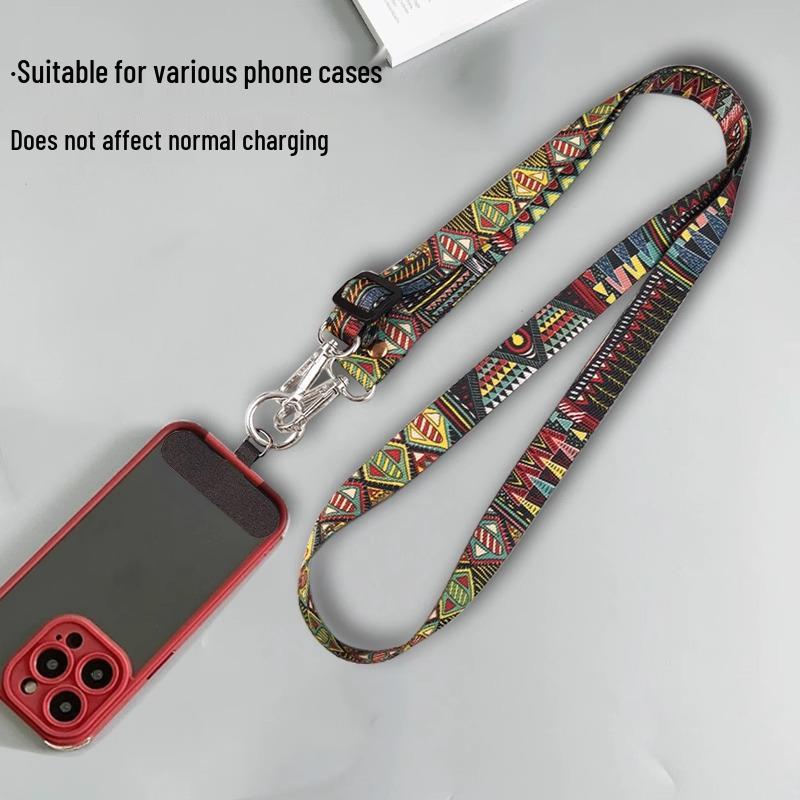 Vintage Crossbody and Camera Neck Lanyard: Durable, Unisex Strap with Elegant Fragrance Style for Phones