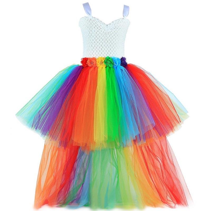 

Черное платье-пачка для девочек, фатиновое платье с v-образным вырезом и шлейфом, детское вечернее платье для дня рождения, детский костюм на Хэллоуин 120cm