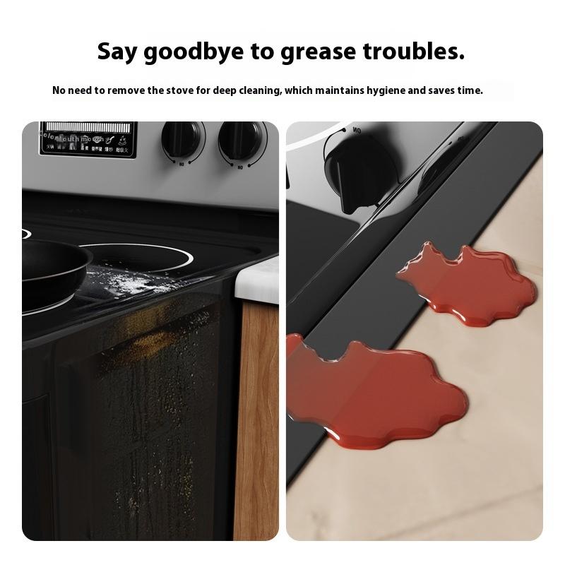 Stove Counter Gap Cover Kitchen Silicone Heat Resistant Mat Gas Stove Protector Slit Cleaning Pad Oil Dust Seal Cooker Cover