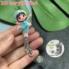 2D Flat Acrylic Nurse Girl With Nurse Cap Retractable Badge Reel, Sturdy Medical ID Tag Clip Accessory For Medical Students Nurses And Hospital Worker
