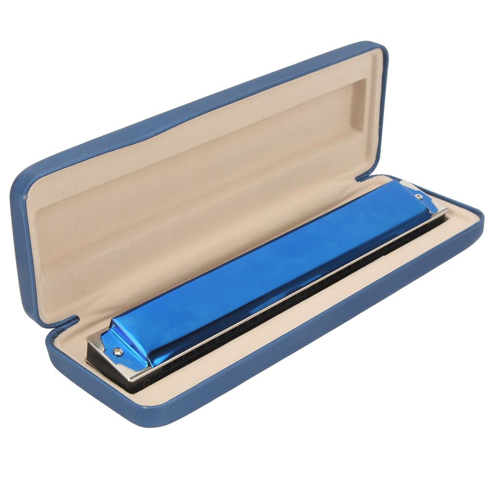 28 Hole Polyphonic C Key Harmonica Multi Point Support Firm Structure Harmonica C Mouth Organ for