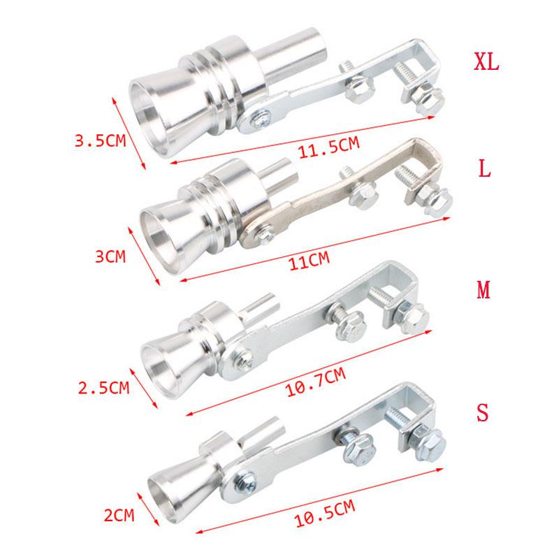 Universal Turbo Sound Auspuffpfeife für Auto Turbo Sound Simulator Pfeife Auspuffrohr Schalldämpfer 18mm Fahrzeug Auto Zubehör