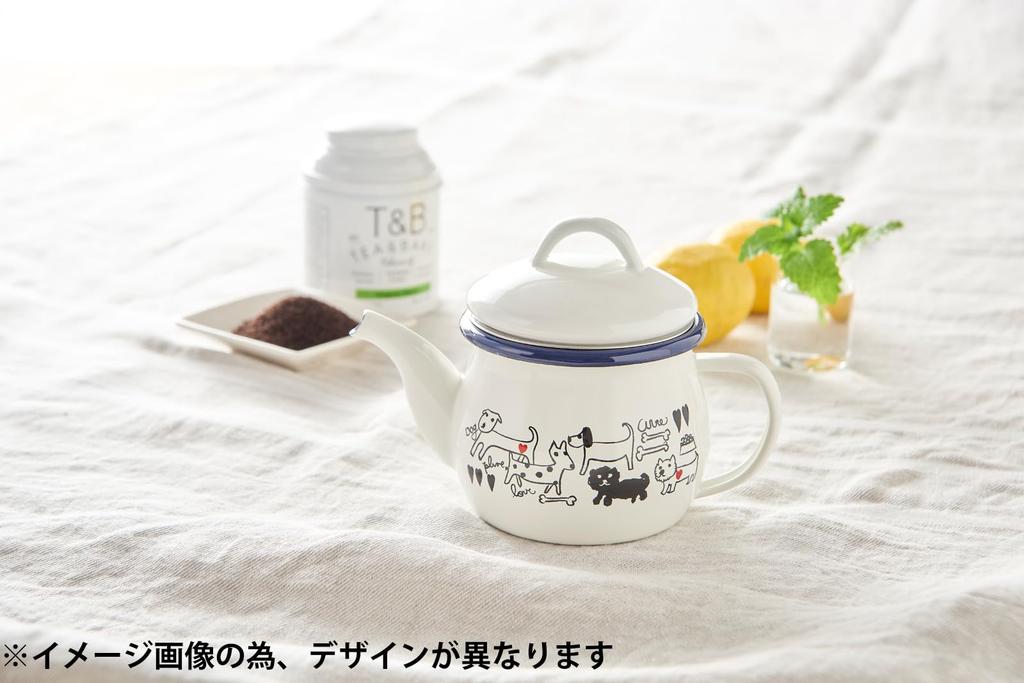 Toyo Horo Plune Enamel Teapot (with Strainer) Lemon Size: Approx. W18 D10.6 H12.5 PTP-603