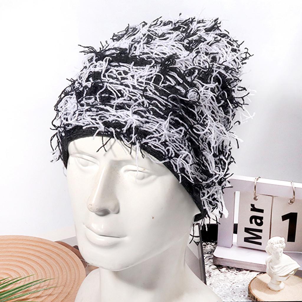 Street Fashion Short Knit Cap With Acrylic Material For Casual Winter Wear