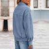 Women's Faux Suede Motorcycle Jacket Trendy Fall Fashion  Oversized Zip Up Coats Winter Clothes