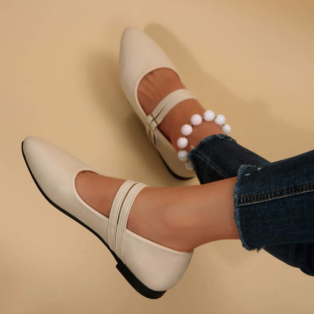 Fibbia Metallica di Lusso Scarpe Piatte da Donna Scarpe Sexy da Sera per Feste da Donna Scarpe Piatte in Vernice Scarpe Piatte da Donna con Punta Affilata e Tacco Basso 2026