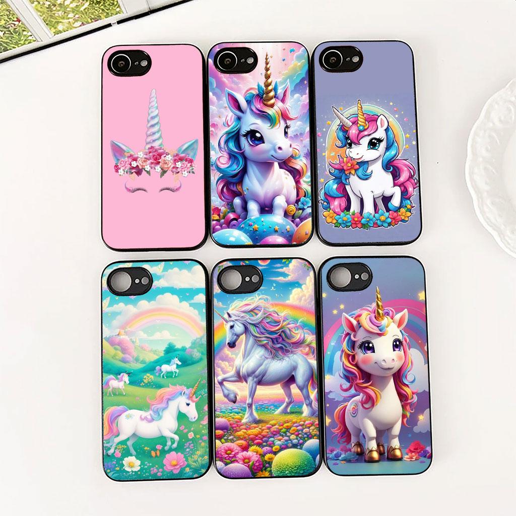 Handyhülle für Xiaomi Redmi 15 15C A4 A5 9A 9C NFC Note 9 8 9T 8T 5G Weiche Silikonhülle Comics Einhorn Cartoon