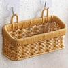 Wall Hanging Basket, Boho Style Hand-Woven Hanging Storage Baskets Ideal for Boho Room Decor, Kitchen, Garden, and Living Room