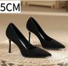 Fashion Pumps Shoe Black Womens Heel New Four Season Mary Jane Shoes High Heels Women Pumps Woman Shoes Wedding Shoes Bride Black Heels