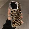Brown Leopard Anti-drop Armour Phone Case for Samsung A55 5g Case S25 S23 S24 Ultra A34 A15 A35 A54 A53 A13 A16 S22 S21 FE Cover