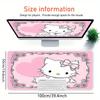 Hello Kitty, Cute Themed XXL Mouse Pad - Non-slip Rubber Desk Mat for Gaming and Office Use, Multi-Function Keyboard  0826070a