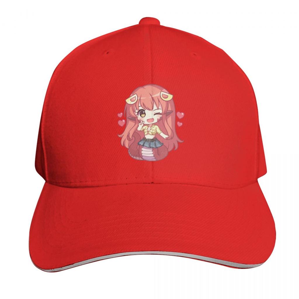 Miia Chibi Baseball Cap Winter Hat Christmas Hat Summer Hat Big Size Unisexs Tennis Womens