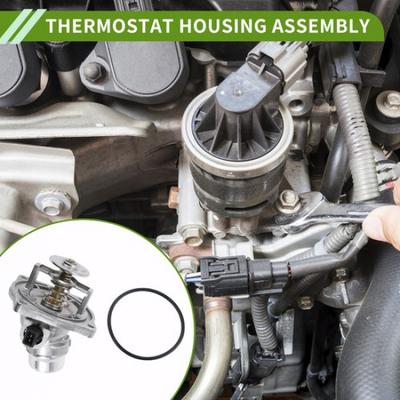 Engine Coolant Thermostat Housing Assembly for BMW E39 540i E38 740i 740iL E53