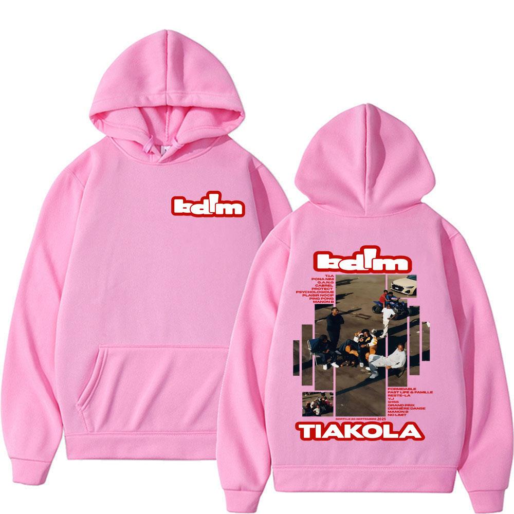 Rapper BDLM Singing Album Series Graphics Hoodie Men's Clothing Retro Fashion Classic Sweatshirts Oversized High Quality Hoodies