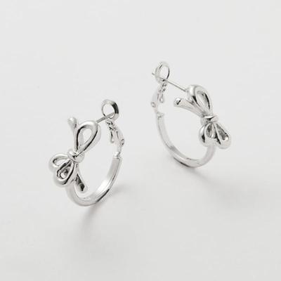 Boucles d'Oreilles Anneau Mouvement Noué FEBRILE
