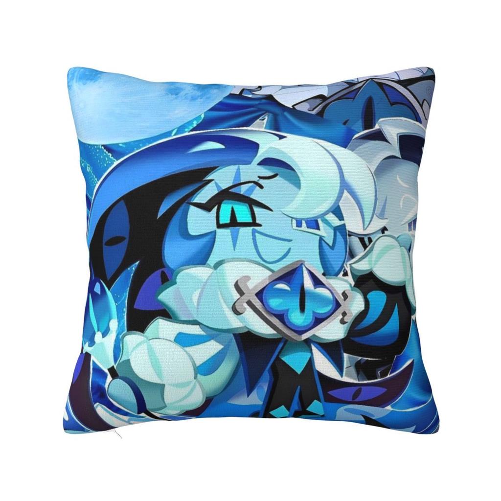 Cookie Run Kingdom Game Shadow Milk Pillow Cover Polyester Pillow Case Cushion Cover Pattern Pillowcases For Living Room Chair
