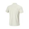 Li-Ning Plain Minimalist Versatile Casual Short Sleeve Polo Shirt Men tops Off-White APLU141-1