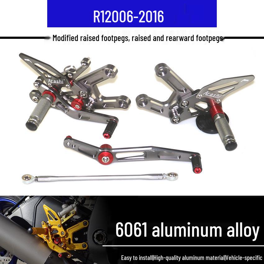 Fits YAMAHA R6 (2006-2016) Competition Style Raised Footpegs Assembly