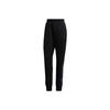 Microfiber Track Pants With Cuffed Ankles Women Bottoms Black GG0762