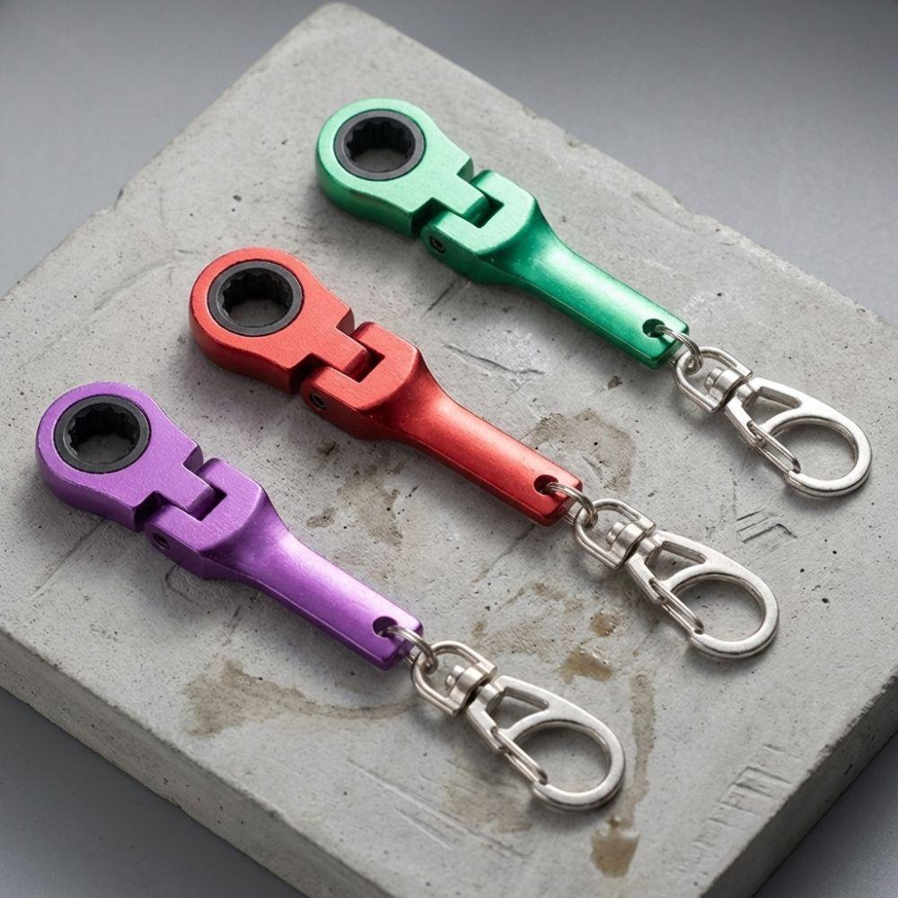 Kluczyk Wyścigowy 10mm Mini Kształt Klucza Kluczyk Kreatywność Klucz Grzechotkowy Prezenty dla Mężczyzn