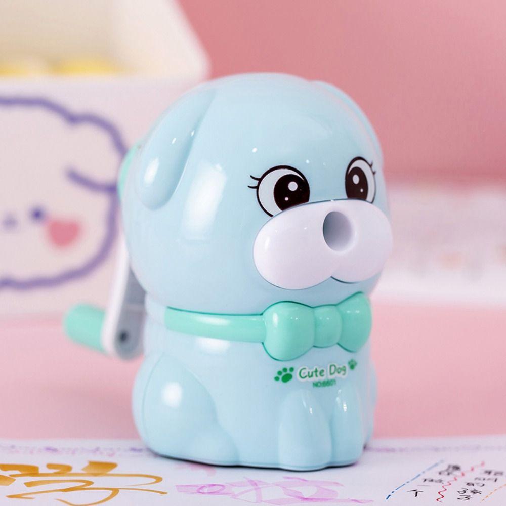 

Призовой механический инструмент с ручным заводом автоматически вводит антипригарный грифель в точилку для карандашей синий