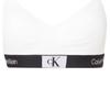 Calvin Klein Modern Attraction 1996 Logo Print Wireless Triangle Cup Lingerie Set Women Lingerie White QF7218-100+QF7222-110