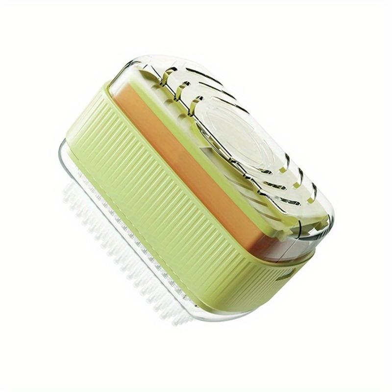 Multifunctional Soap Dish – Creative Drum Laundry Brush for Bathroom, Gym, Kitchen & Toilet – Travel Soap Drainer Box