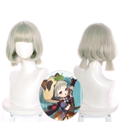 Juego Genshin Impact Sayu peluca corta disfraz de Cosplay pelo sintético resistente al calor mujeres carnaval fiesta juego de rol pelucas