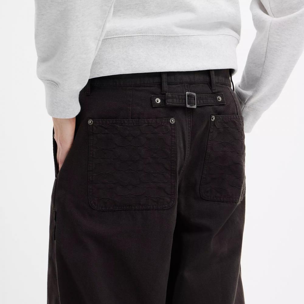 Coach Work Pants Black