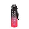 800ml Gradient Color Plastic Sports Water Bottle Leakproof Portable Water Cup for Gym Travel Outdoor Drinking Bottle