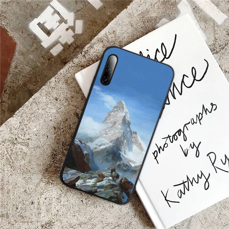 Schöne Berg Handyhülle für Samsung A70 A50 A30 A20 A10 A30S A50S A51 A71 A52 A72 A 70 50 30 S 50S Hülle