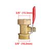 1/8" 1/4" 3/8" 1/2" BSP Female/Male Thread Brass Ball Valve Garden Irrigation Waterstop Controller Air Pump Water Pipe Fittings
