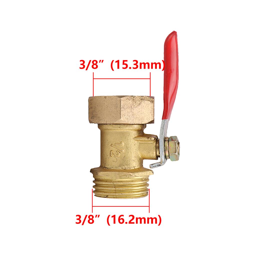 1/8" 1/4" 3/8" 1/2" BSP Female/Male Thread Brass Ball Valve Garden Irrigation Waterstop Controller Air Pump Water Pipe Fittings