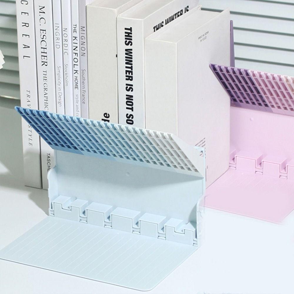 Gradient Color Organ Book Stand High Quality Book Holder Simple Piano Key Bookend  Gift