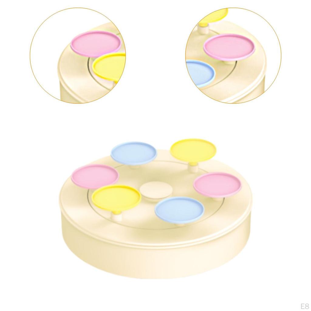 Cupcake Holder Revolving Autorotation Stand Turntable for Cupcakes Rotating Sushi Display