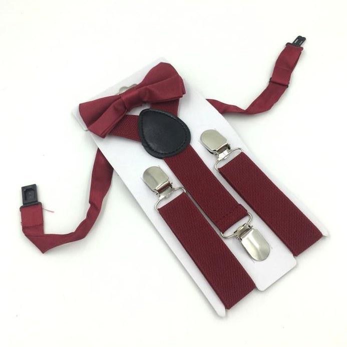 Kinder Mode Hosenträger Set: Trendige Hosenträger und Fliege für Kinderaufführungen