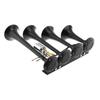 12V/24V 4 Trumpet Electric Train Air Horn Kit 105-115 DB Loud Train Horns 500-800Hz 0.8-0.9MPA Air Horns For Trucks Cars